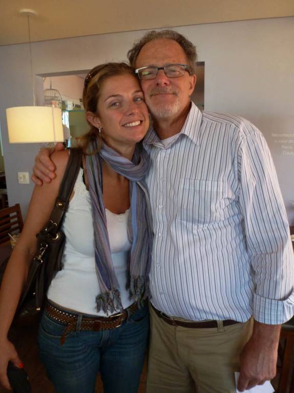 Revendo o pai, em Curitiba, no Paraná